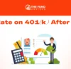 What is the tax rate on 401(k) after 65